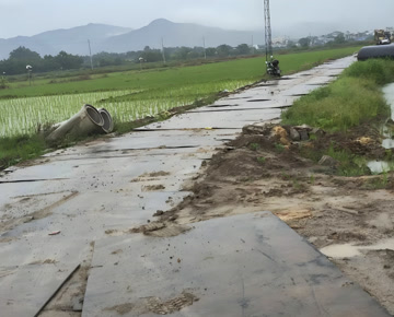 零时道路搭建（2*4米钢板）